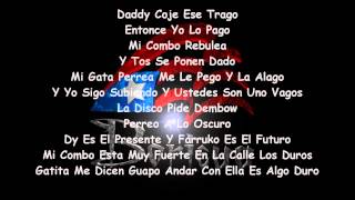 Letra Lyrics  Farruko ft Daddy Yankee  El Piquete Calidad Original TMPR [upl. by Ahsinad]