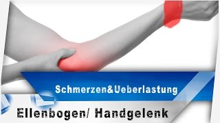 Schmerzen im EllenbogenampHandgelenk  Prävention amp Behandlung Tennisarm Sehnenscheidenentzündung [upl. by Erb]