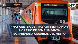 Usuarios solicitan que horario del Metro no se modifique en días festivos [upl. by Aeel464]