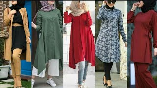 40 latest modern muslim tops designs trending muslimfashion topsdesign hijabstyle2023 [upl. by Wehtam]