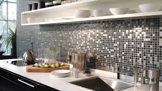 Latest kitchen tiles design 2024  Kitchen design  kitchen wall tiles design ideas  open kitchen [upl. by Laetitia]