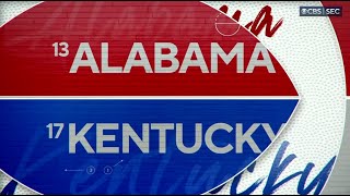 20232024  Kentucky vs Alabama Game 27 [upl. by Enalahs600]