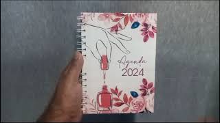 Agenda 2024 Personalizada Profissão [upl. by Koa]