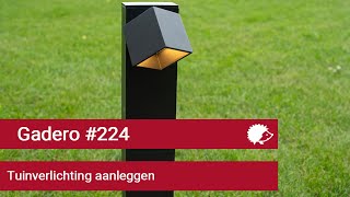 224 Tuinverlichting aanleggen [upl. by Einra22]