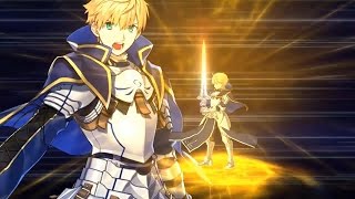 FateGrand Order • Arthur Pendragon【prototype】• Noble Phantasm  Extra Attack [upl. by Ayadahs]