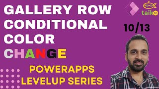 Conditional Row Highlight in PowerApps Gallery by taik18 [upl. by Nonnek]