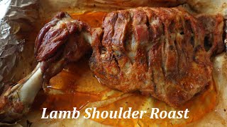 Whole Lamb Shoulder Roast in Oven  Whole Lamb Leg Roast in Oven Eid Special Eid Recipes [upl. by Houlberg]