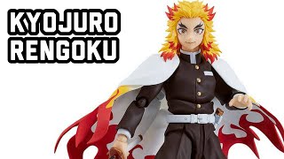 Figma Demon Slayer Kimetsu no Yaiba Kyojuro Rengoku Deluxe Edition Action Figure Review 鬼滅の刃 [upl. by Glen]