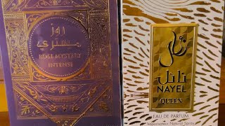 Al Wataniah Rose Mystery Intense and Nayel Queen Arabiyat Prestige 1st impressions [upl. by Onibla]