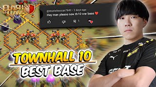 New th10 basecwlwar base Clash of clans [upl. by Nahgiem]