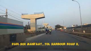 Progres Terbaru Pembangunan Tol Harbour Road II Solusi Atasi Kemacetan [upl. by Kcirdde]