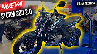 🔥Nueva Vento STORM 300 20 ZX ¿Parece KTM 🤔Primeras impresiones y Ficha técnica 🤩 [upl. by Sofie]