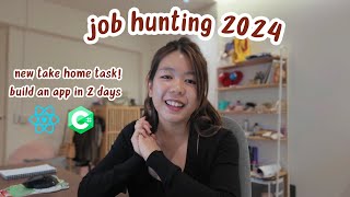 Job Hunt 2024  Build a react and net app in 2 days  Software Engineer [upl. by Annoya]