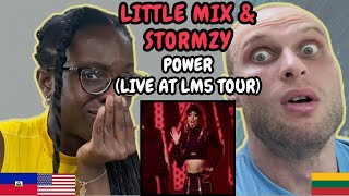 Little Mix Stormzy  Power Reaction Live at LM5 Tour  FIRST TIME HEARING POWER [upl. by Teodoor]