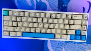 ⌨ Luminkey65 amp Thera75 keycaps — Gateron Sylva lubed sound test [upl. by Herve]