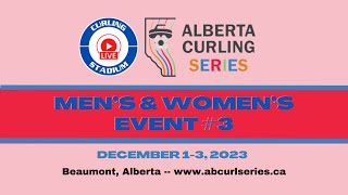 Ryan Parent vs Andrew Dunbar  QUARTERS  Curling Stadium Alberta Curling Series 3 [upl. by Boehike]