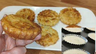 recette MINI QUICHE exprès sans pâte simple rapide et très bonne en même pas 3 min مملحة سهلة [upl. by Suzzy]