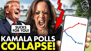 PANIC Kamala Poll Numbers COLLAPSE Fake Lead EVAPORATES After Debate  Worse Than Biden [upl. by Mallis]