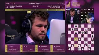 Magnus Carlsen vs Hikaru Nakamura FINAL GAME 3  Meltwater Champions Chess Tour Finals [upl. by Elizabet]