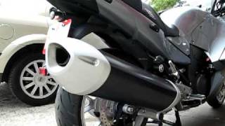 Exhaust sounds Kawasaki 1400 GTR [upl. by Volpe637]