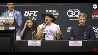 UFC 293 Full press conference Adesanya v Strickland [upl. by Terriss]