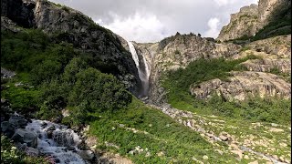 Svaneti  visiting Becho Valley and Shdugra waterfall [upl. by Emirak]