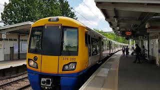 London Overground Class 378 No 378205 Arriving at Gospel Oak on 240519 [upl. by Arim]