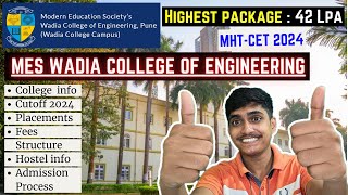 MES Wadia College of Engineering Top Engineering College in Pune  Placements Facilities amp More [upl. by Refotsirc]