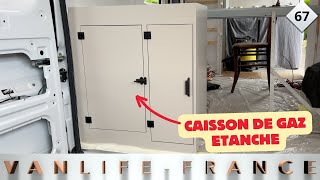 67 Fabrication du Caisson de Gaz Étanche pour mon Fourgon Aménagé Normes VASP 12 [upl. by Eceirahs]