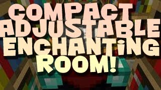 Compact Adjustable Enchanting Room Tutorial Minecraft 125 [upl. by Nai]