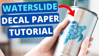 The Only Waterslide Decal Paper Tutorial Youll Ever Need [upl. by Onahpets]