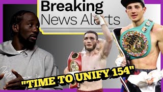 BREAKING 🥊 NEWS quotITS TIME TO UNIFY 154quot TERENCE CRAWFORD RESPONSE TO RETIREMENT RUMORS IF NO CANELO [upl. by Fira]