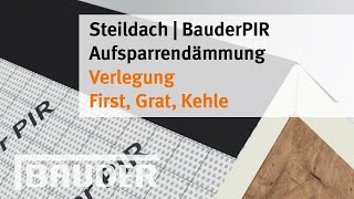 Aufsparrendämmung Verlegung First Grat Kehle [upl. by Vinson481]