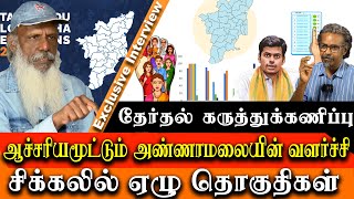 Fr Rajanayagam Election Survey 2024  astonishing GROWTH Of Annamalai amp 9 weak constituencies [upl. by Dhar]