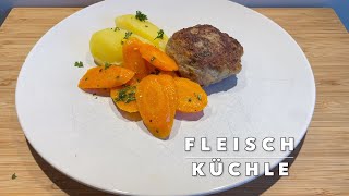 Fleischküchle wie bei Oma Buletten Frikadellen Fleischpflanzerl [upl. by Scuram849]