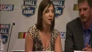 Earnhardt family at NASCAR Hall of Fame induction ceremony [upl. by Grizel801]