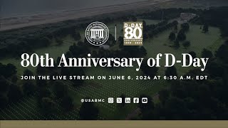 80th Anniversary of DDay at Normandy American Cemetery [upl. by Jasmin]