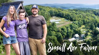 Breathtaking OFFGRID Mountainside Farm in Vermont [upl. by Maynord]