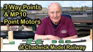 PECO 3 WAY POINTS amp MP10 POINT MOTORS at Chadwick Model Railway  218 [upl. by Steinberg594]