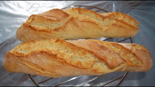 Recette pain français les baguettesbread recipe [upl. by Llevra]