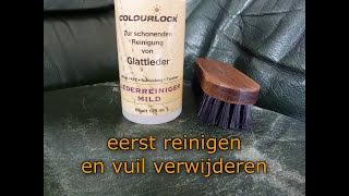 Meubeleer verven met Colourlock leerverf Top resultaat [upl. by Noakes]