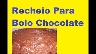 RECHEIO PARA BOLO DE CHOCOLATE BRANCO [upl. by Valerle436]