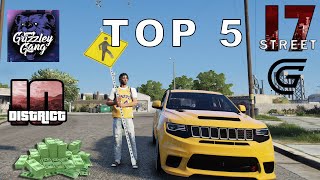 TOP 5 Best Free Fivem GTA 5 RP Servers in 2023 [upl. by Elleynad407]