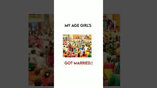 my age girls got engaged amp me🤣whatsappstatuslovetrendingshortslovestatustrendingshortsytshort [upl. by Eemyaj147]