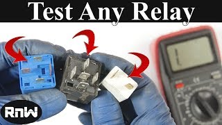 How to Test a 3 4 or 5 Pin Relay  With or Without a Diagram [upl. by Voss]