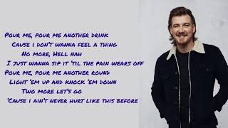 Morgan Wallen Whiskey glasses lyrics [upl. by Beora332]