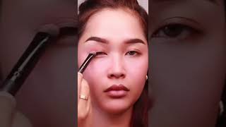 Tutorial Almond Eyes Make Up  Shopee  omniskinid  TikTok  omniskinofficial skincare [upl. by Oringas]