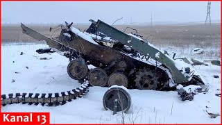 Ukrainian troops destroy Sovietera Russian military hardware near Avdiivka [upl. by Lyndy587]