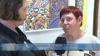 Žiarska Osveta pripravila vernisáž výstavy Marcely Kösegiovej [upl. by Pan]