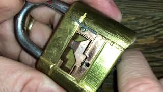 Master 175 Cutaway Padlock How to Open Without Combination [upl. by Nepets567]